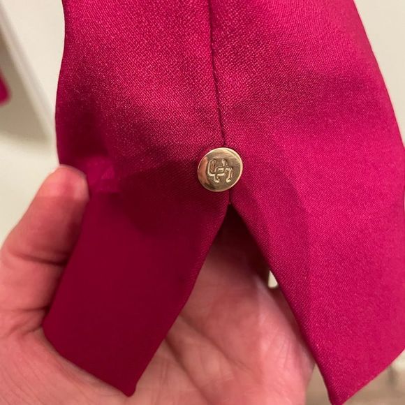 Chico's Ankle Pants Bridgette Slim Orchid Flower Size 14 - Picture 4 of 10